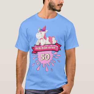 T-shirt 50 ans ronde 50e anniversaire Unicorn cadeau