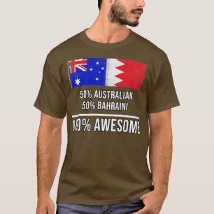 T-shirt 50 Australien 50 Bahraini 100 cadeau fantastique p