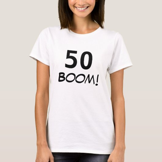 T-shirt 50 Boum ! (Devant)