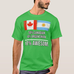 T-shirt 50 Canadiens 50 Argentins 100 Cadeau fantastique p