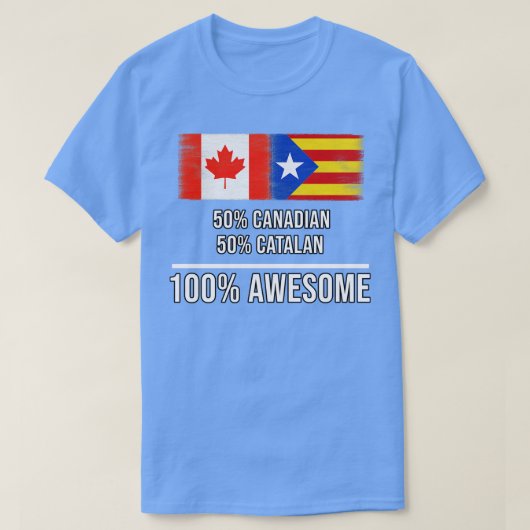 T-shirt 50 Canadiens 50 Catalogne 100 Cadeau fantastique p (Design devant)
