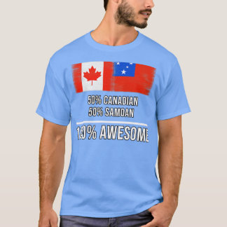 T-shirt 50 Canadiens 50 Samoan 100 Cadeau génial pour Samo