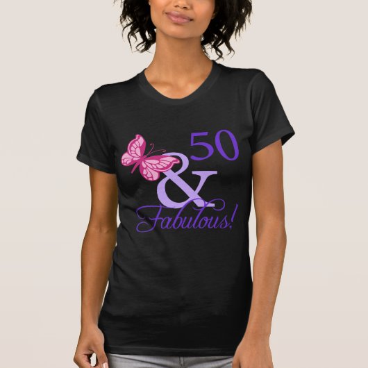 T-shirt 50 Et Fabuleux Anniversaire (Devant)