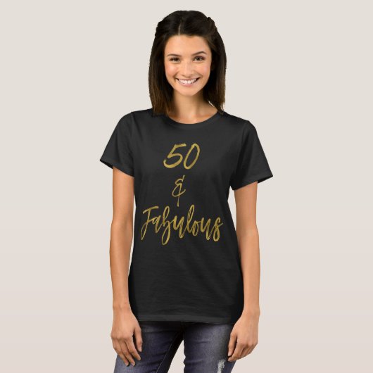 T-shirt 50 et fabuleux | Cinquante et fabuleux (Devant entier)