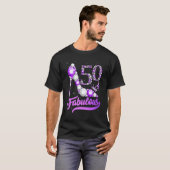 T-shirt 50 & Fabuleux 50 ans 50e anniversaire Diamant C (Devant entier)