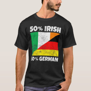 T-shirt 50 Irlandais 50 Allemand Irlandais