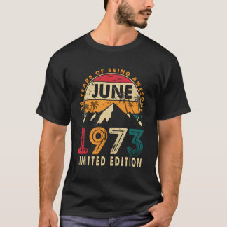 T-shirt 50 Juin 1973 50E Anniversaire