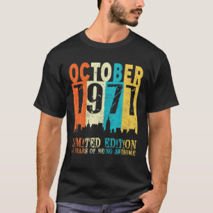 T-shirt 50 Limited Edition, Fabriqué En Octobre 1971 50E B