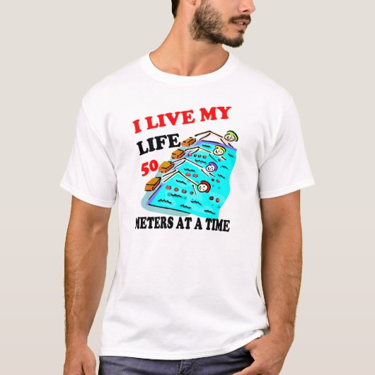 T-shirt 50 mètres à la fois (Devant)