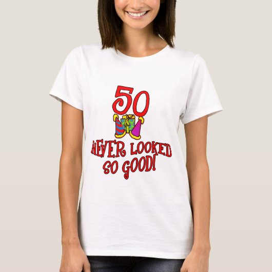 T-shirt 50 non jamais regardé si bon (Devant)