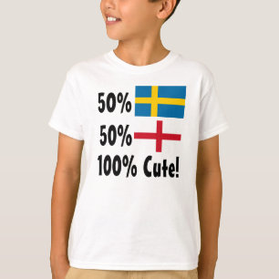 T-shirt 50% suédois 50% anglais 100% mignon