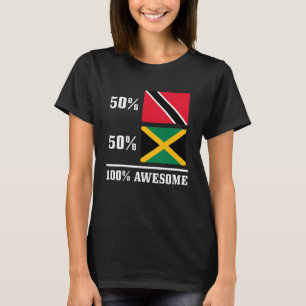 T-shirt 50 Trinité-et-Tobago 50 Jamaïque Jamaïcaine