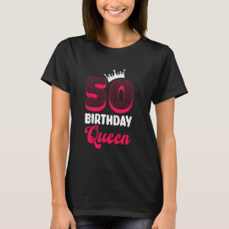 T-shirt 50e anniversaire 50 anniversaire REINE 50 ans femm