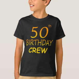 T-shirt 50e Anniversaire 50 Groupe d'équipages