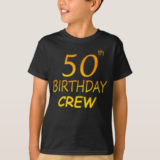 T-shirt 50e Anniversaire 50 Groupe d'équipages (Devant)