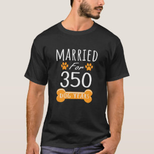 T-shirt 50e Anniversaire Amusant Marié Pour 350 Années De 
