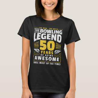 T-shirt 50e anniversaire Bowling 50 ans Old Bowler