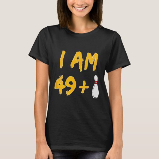 T-shirt 50e anniversaire Bowling Shirt Funny Bowler Party (Devant)