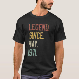T-shirt 50E Anniversaire Cadeaux Pour Hommes Légende Femme