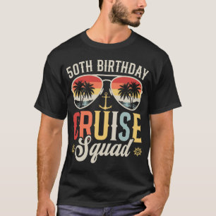 T-shirt 50E Anniversaire Croisière Famille Hommes Correspo