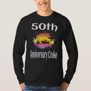 T-shirt 50e Anniversaire Croisière jumelée famille Vacance