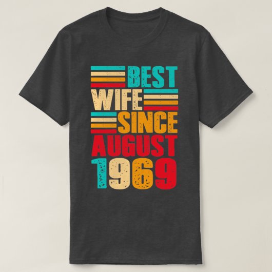T-shirt 50e anniversaire de Mariage Cadeaux femme depuis a (Design devant)