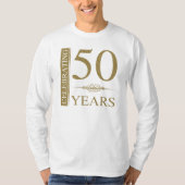 T-shirt 50e anniversaire du Mariage (Devant)