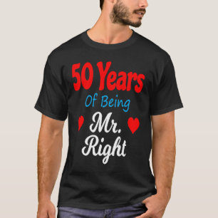 T-shirt 50e anniversaire du Mariage pour les hommes Lui Mr