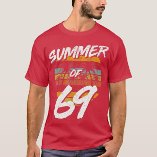 T-shirt 50e anniversaire Eté de 69 Cadeau Maman Papa