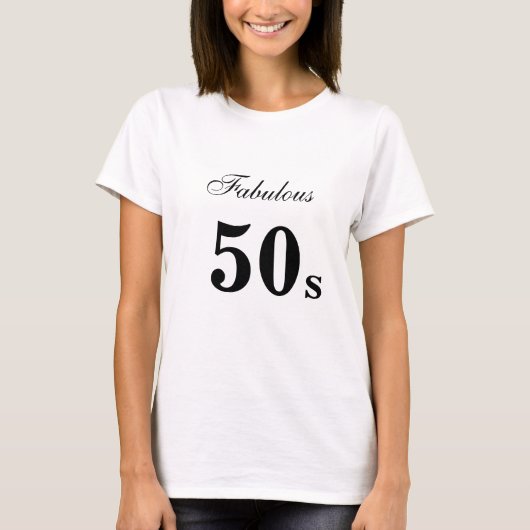 T-shirt 50e anniversaire fabuleux (Devant)