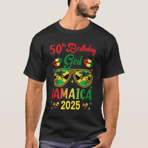 T-shirt 50e anniversaire fille Jamaïque Vacation Party ten