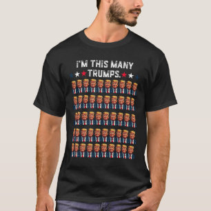 T-shirt 50e anniversaire Je suis ce grand succès pour Trum