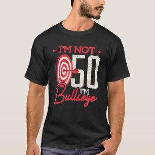 T-shirt 50E Anniversaire Joueur de fléchettes de 50 ans