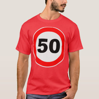 T-shirt 50e anniversaire Route des cadeaux Signale anniver