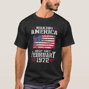 T-shirt 50E Cadeau Anniversaire Rendant L'Amérique Grand D