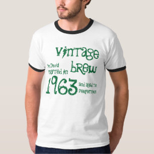 T-shirt 50e cadeau d'anniversaire 1963 brasse Vintage
