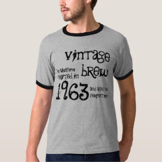 T-shirt 50e cadeau d'anniversaire 1963 brasse Vintage G232