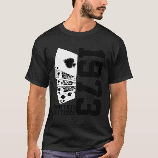 T-shirt 50E Poker 1973 (Devant)