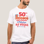 T-shirt 50e Wedding Anniversary Couples Las Vegas Trip (Devant)