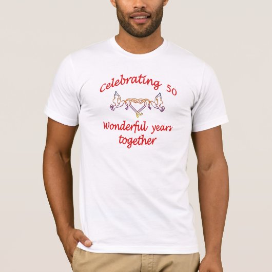 T-shirt 50ème. ANNIVERSAIRE (Devant)