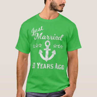 T-shirt 50ème anniversaire de Mariage Croisière juste mari