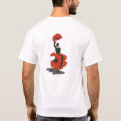 T-shirt 50ème Fan de danseuse de flamenco rouge (Dos)