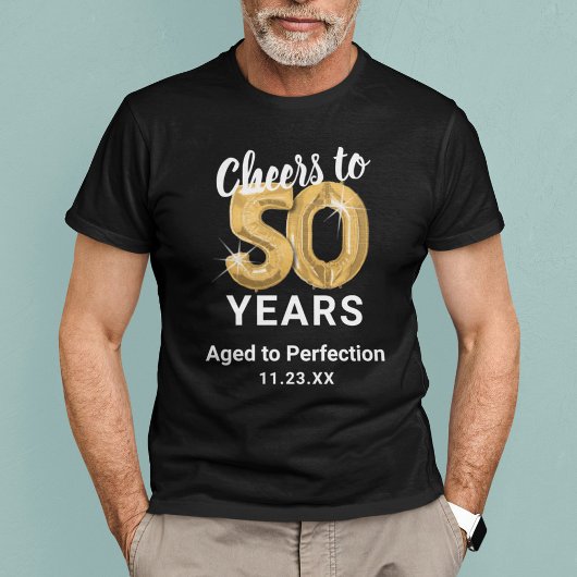 T-shirt 50th Birthday Age to Perfection