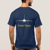 T-shirt 510th TFS, vipères d'Aviano (chemise foncée) (Dos)