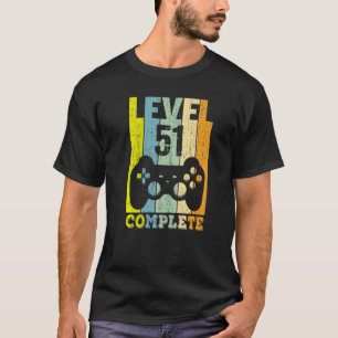T-shirt 51e anniversaire Dames Mens Niveau 51 Ans 1971 2