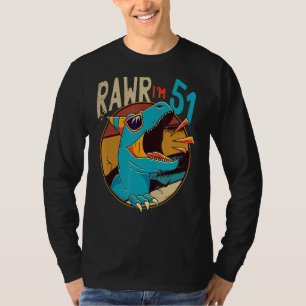 T-shirt 51e anniversaire Dinosaur 51 ans Dinosaure