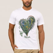 T-shirt 528 hz love scripture (Devant)