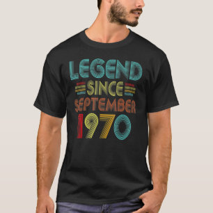 T-shirt 52 ans de légende depuis septembre 1970 52th Bir