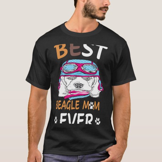 T-shirt 52 Meilleur Beagle maman jamais (Devant)