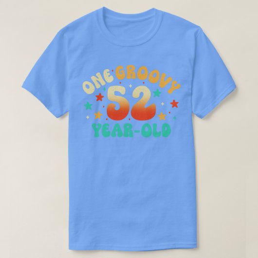 T-shirt 52e anniversaire 2 (Design devant)